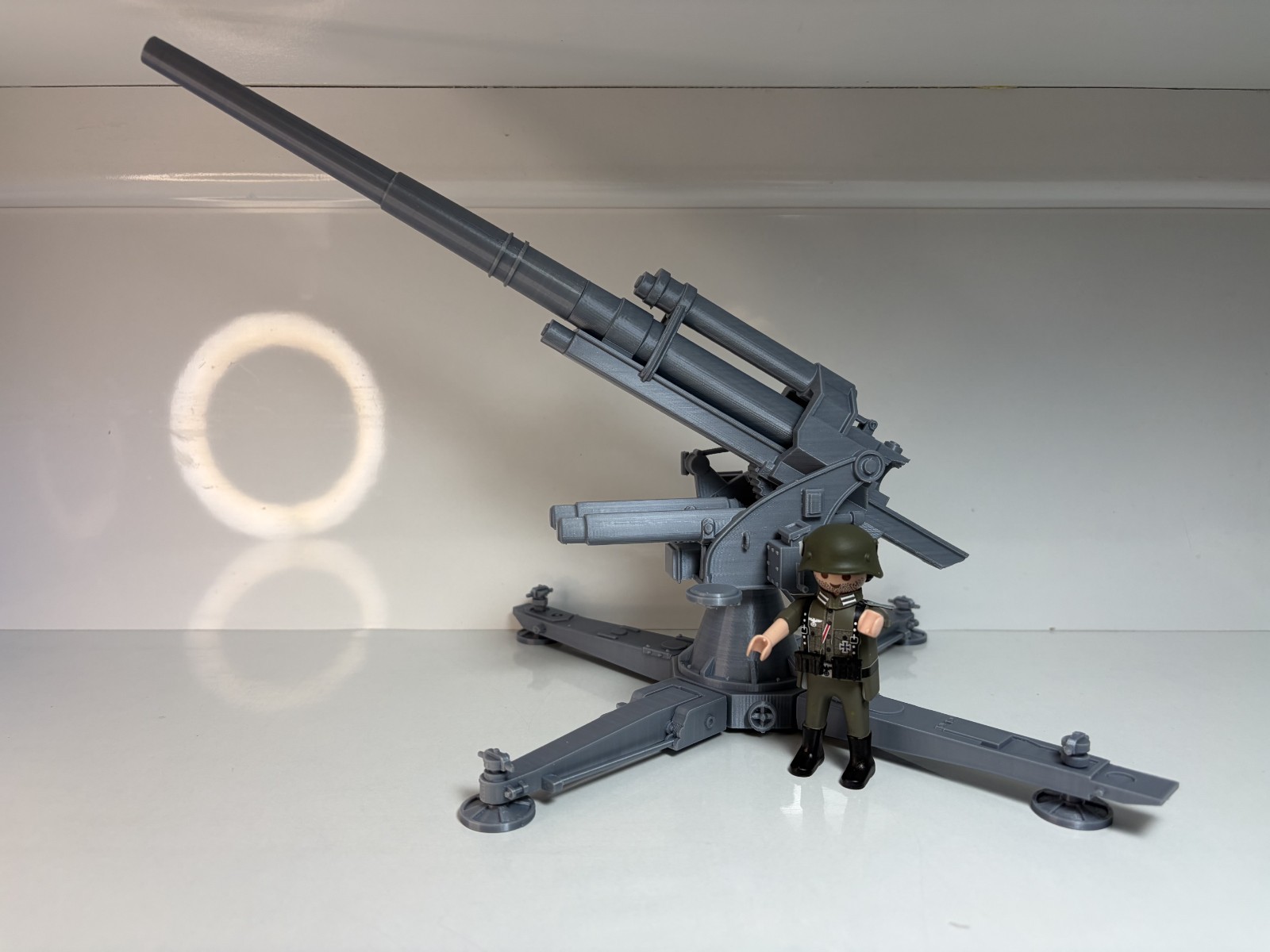 1/18 Custom 8,8 cm FlaK 18 Playmobil Compatible , Not painted, otra vista