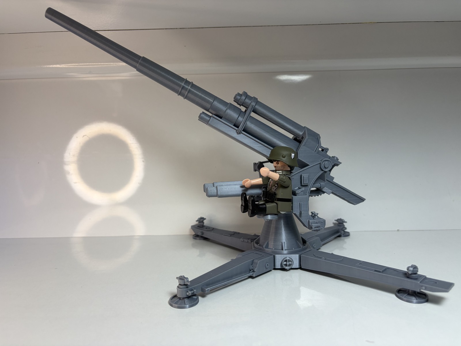 1/18 Custom 8,8 cm FlaK 18 Playmobil Compatible , Not painted, otra vista