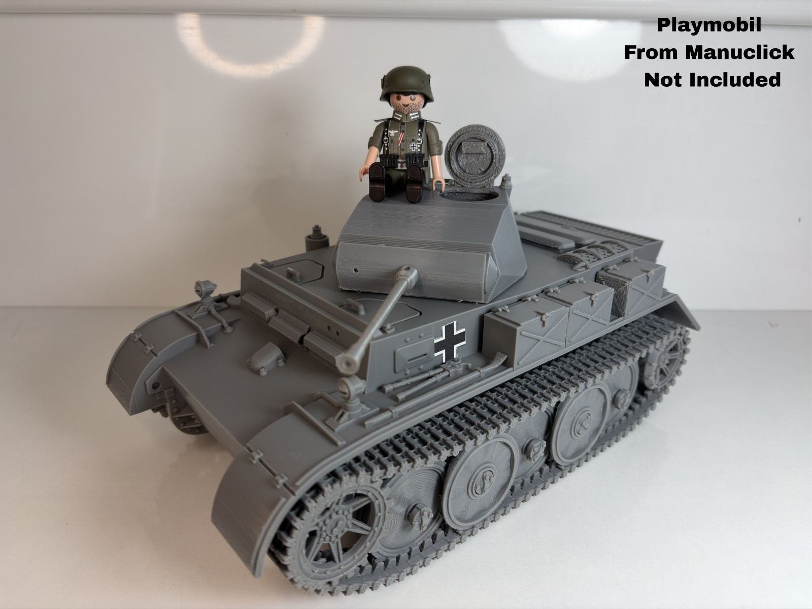 1/18 Custom Panzer II Ausf. L Luchs Playmobil Compatible , Not painted + Decals, otra vista