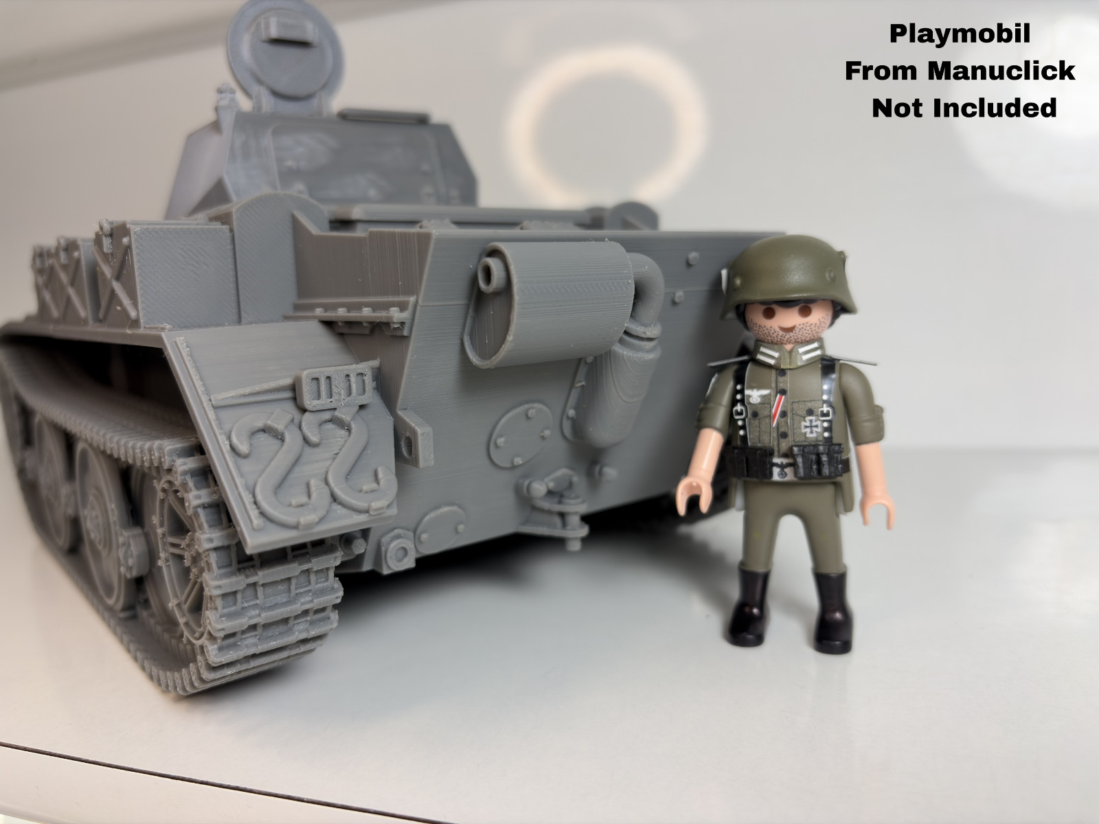 1/18 Custom Panzer II Ausf. L Luchs Playmobil Compatible , Not painted + Decals, otra vista