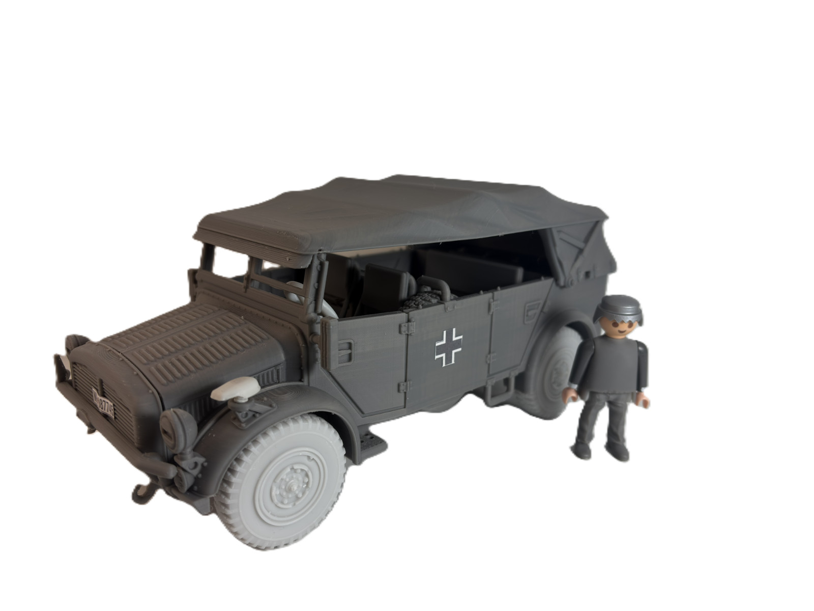1/18 Custom HORCH 108 Playmobil Compatible , Not painted + Decals, otra vista
