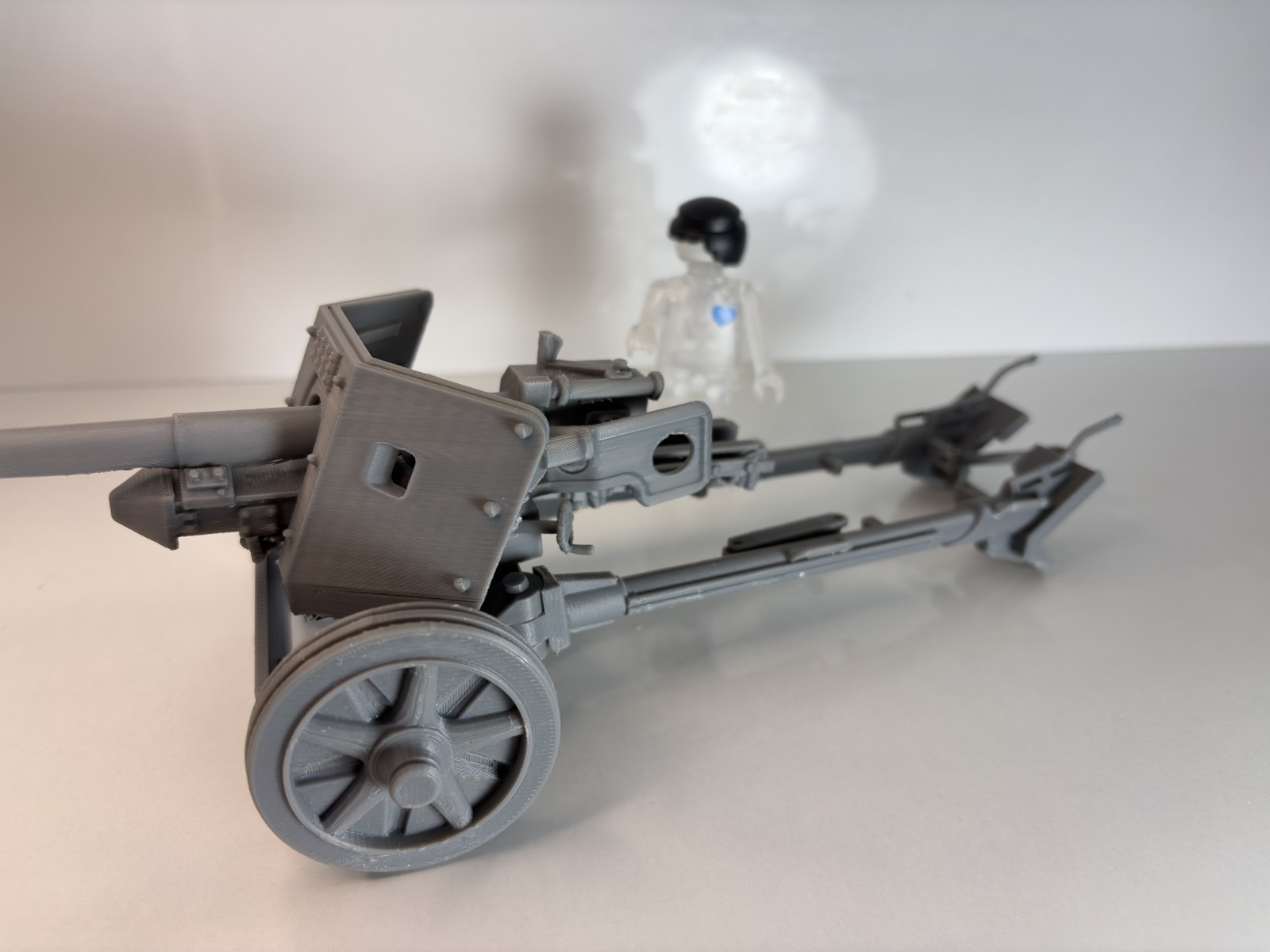 1/18 Custom Pak 40 Playmobil Compatible , Not painted + Decals, otra vista