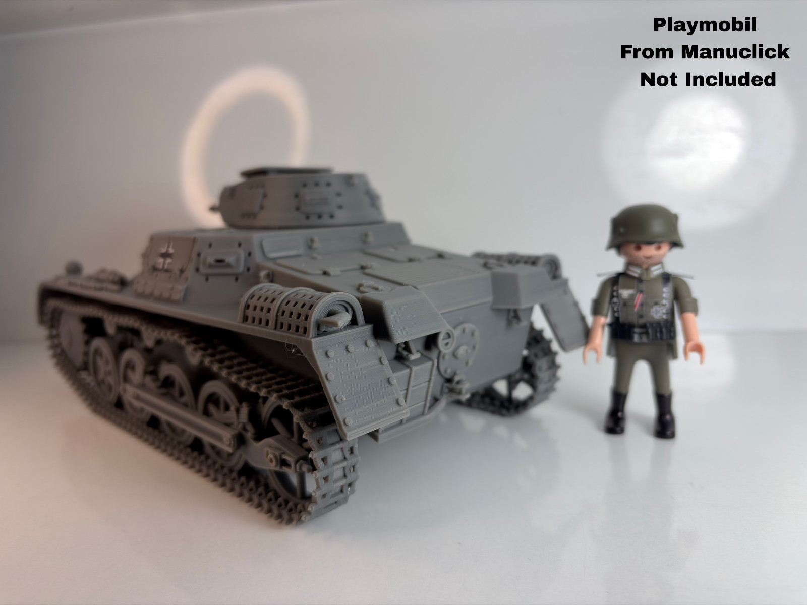 1/18 Custom Panzer 1 A Playmobil Compatible , Not painted + Decals, otra vista