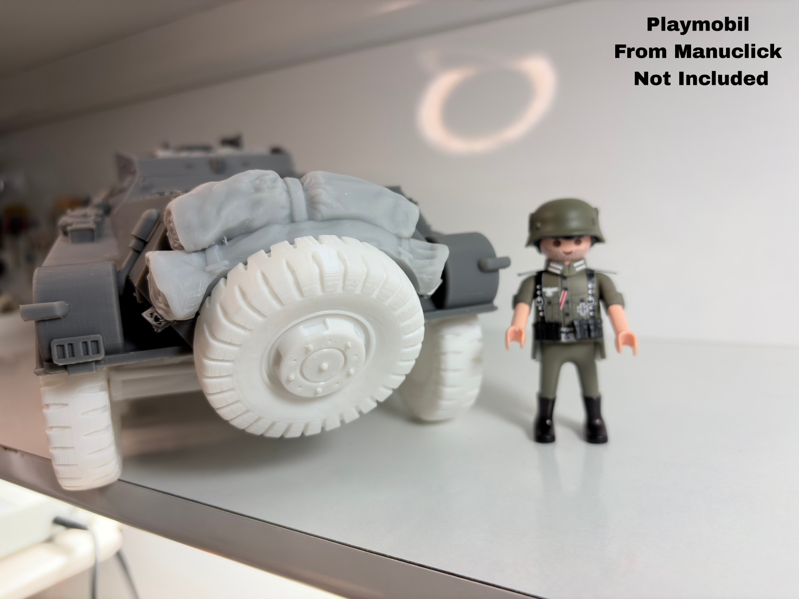 1/18 Custom Sd.Kfz. 234/3 Playmobil Compatible , Not painted + Decals, otra vista