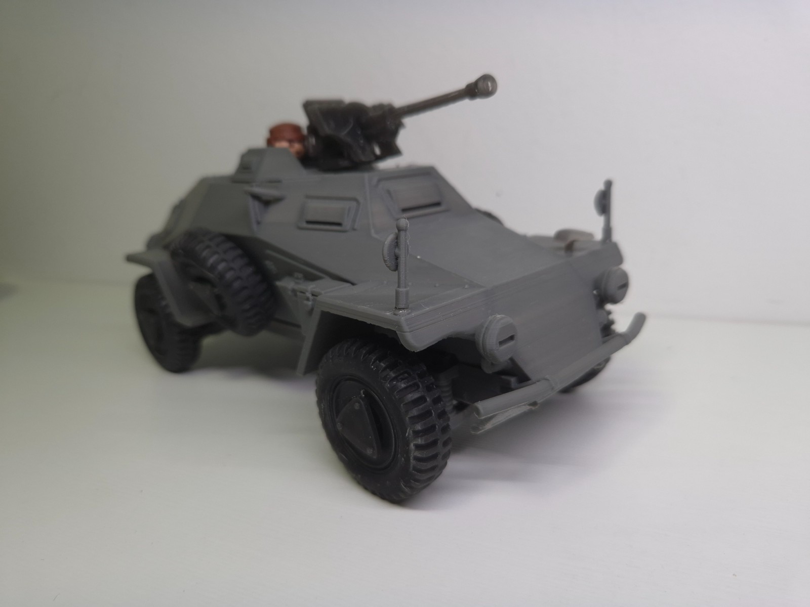 1/18 Custom Sd.kfz 221 Playmobil Compatible , Not painted, otra vista