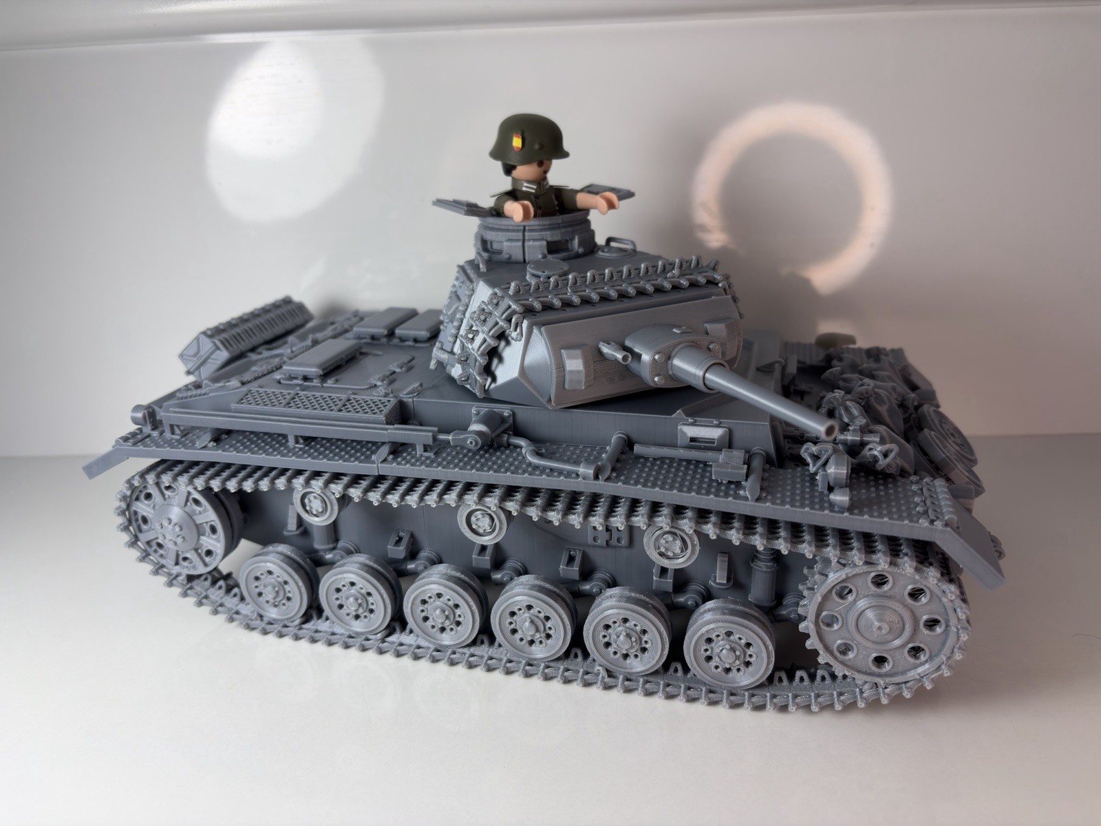 CUSTOM PANZER III Ausf.G PLAYMOBIL Compatible – 3D Printed PLA/Resin WWII, otra vista