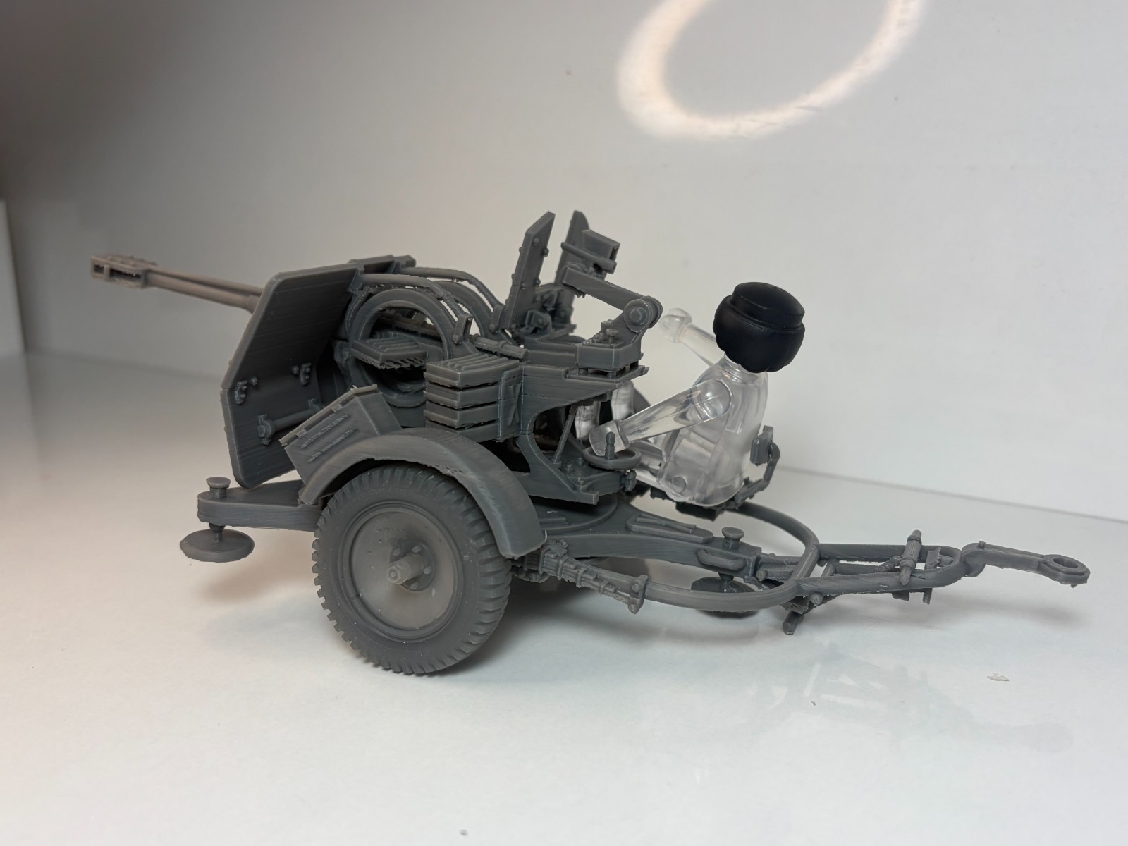 1/18 Custom 3cm Flak 38 Jaboshereck AA gun Playmobil Compatible , Not painted, otra vista