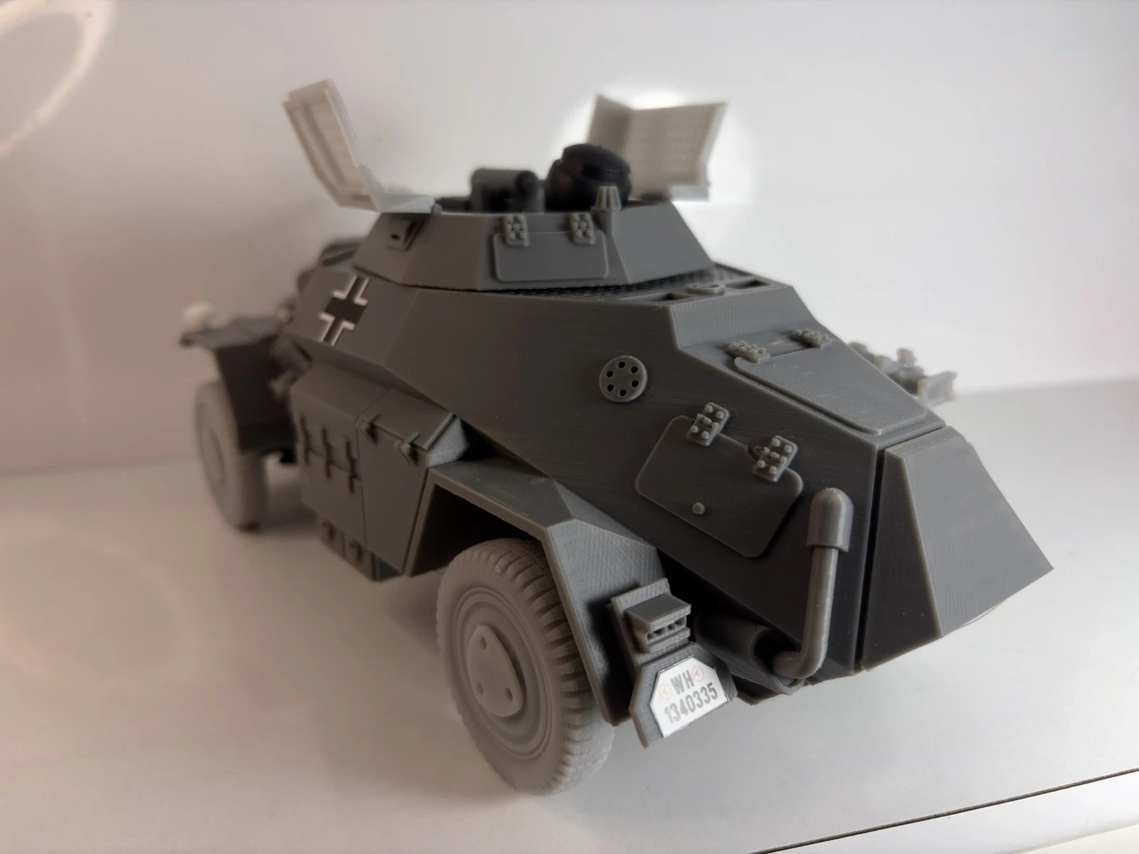 1/18 Sdkfz 222 Playmobil Compatible , Not painted + Stikers, otra vista