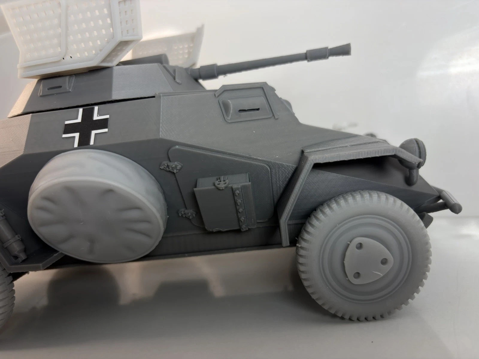 1/18 Sdkfz 222 Playmobil Compatible , Not painted + Stikers, otra vista
