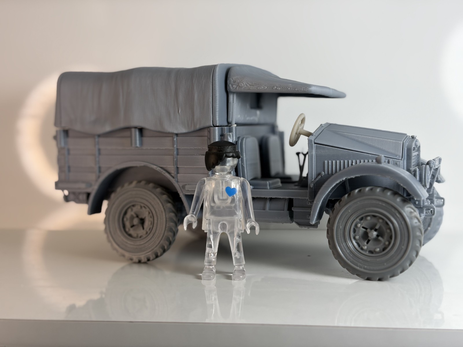 1/18 Custom Morris 3 MK I Playmobil Compatible , Not painted, otra vista
