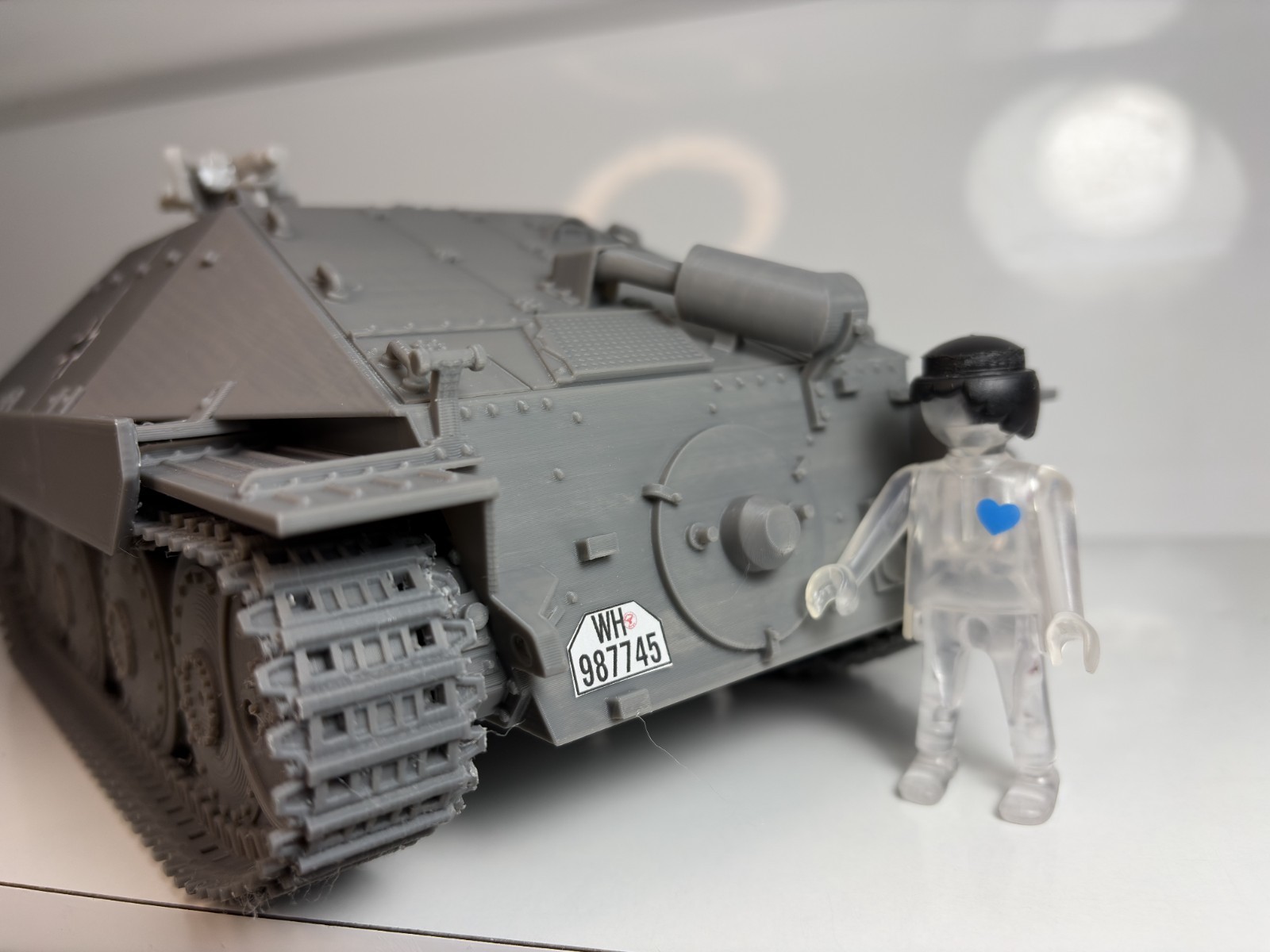 1/18 Custom Hetzer Jagdpanzer 38(t) Playmobil Compatible , Not painted + Decals, otra vista
