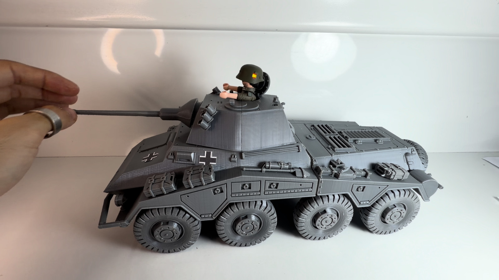 1/18 Custom Puma Sd.Kfz. 234/1 & 234/2 Playmobil Compatible , Not painted, otra vista