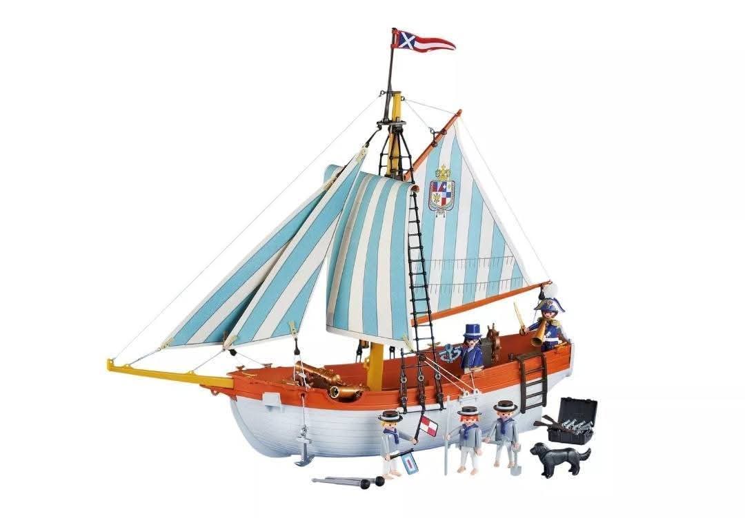 Velas para Goleta Playmobil, otra vista